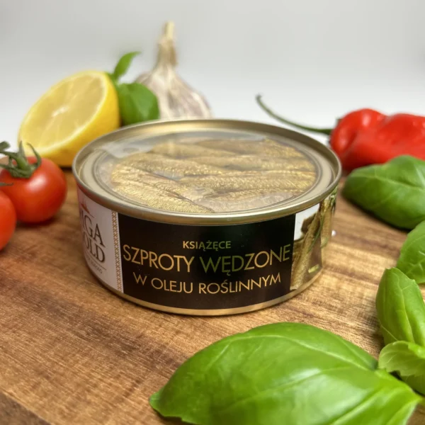 Szproty Książęce w oleju Petropat puszka 240 g