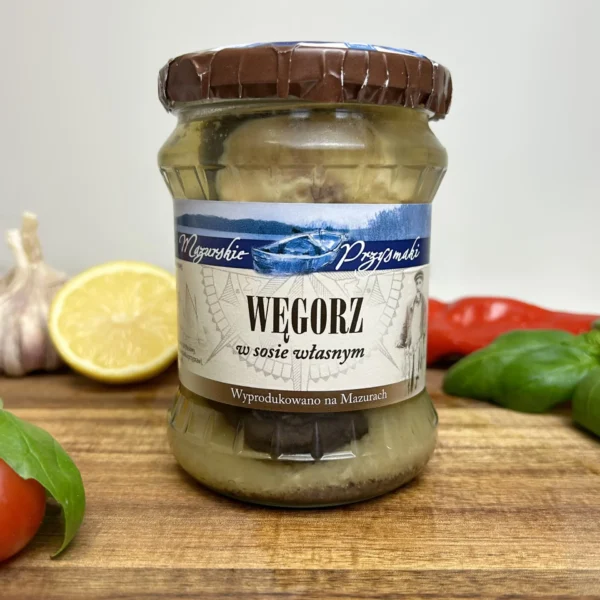 Węgorz w sosie własnym Ryby z Mazur 450 g